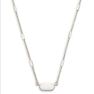 Kendra Scott Fern Necklace in Bright Silver